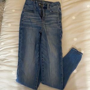 american eagle curvy high rise jegging